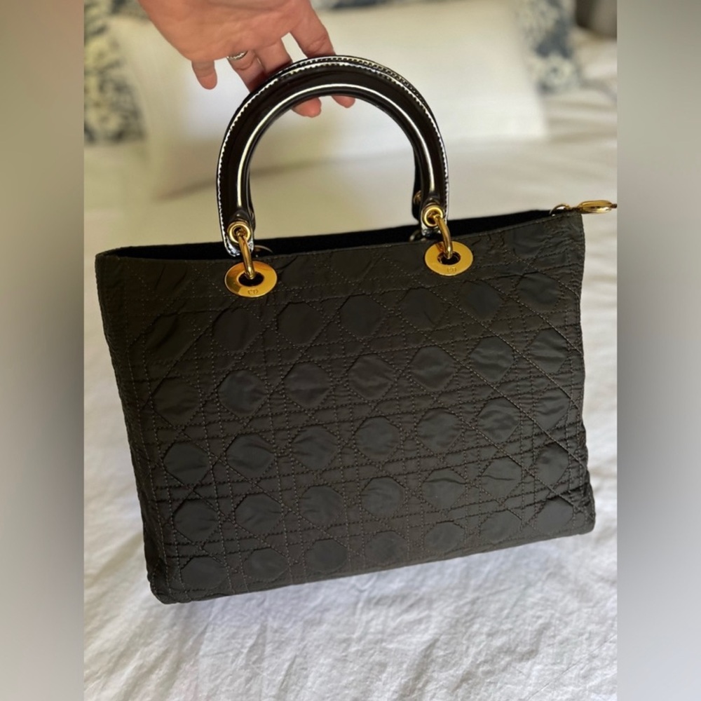 Authentic Christian Dior Lady Cannage Tote
